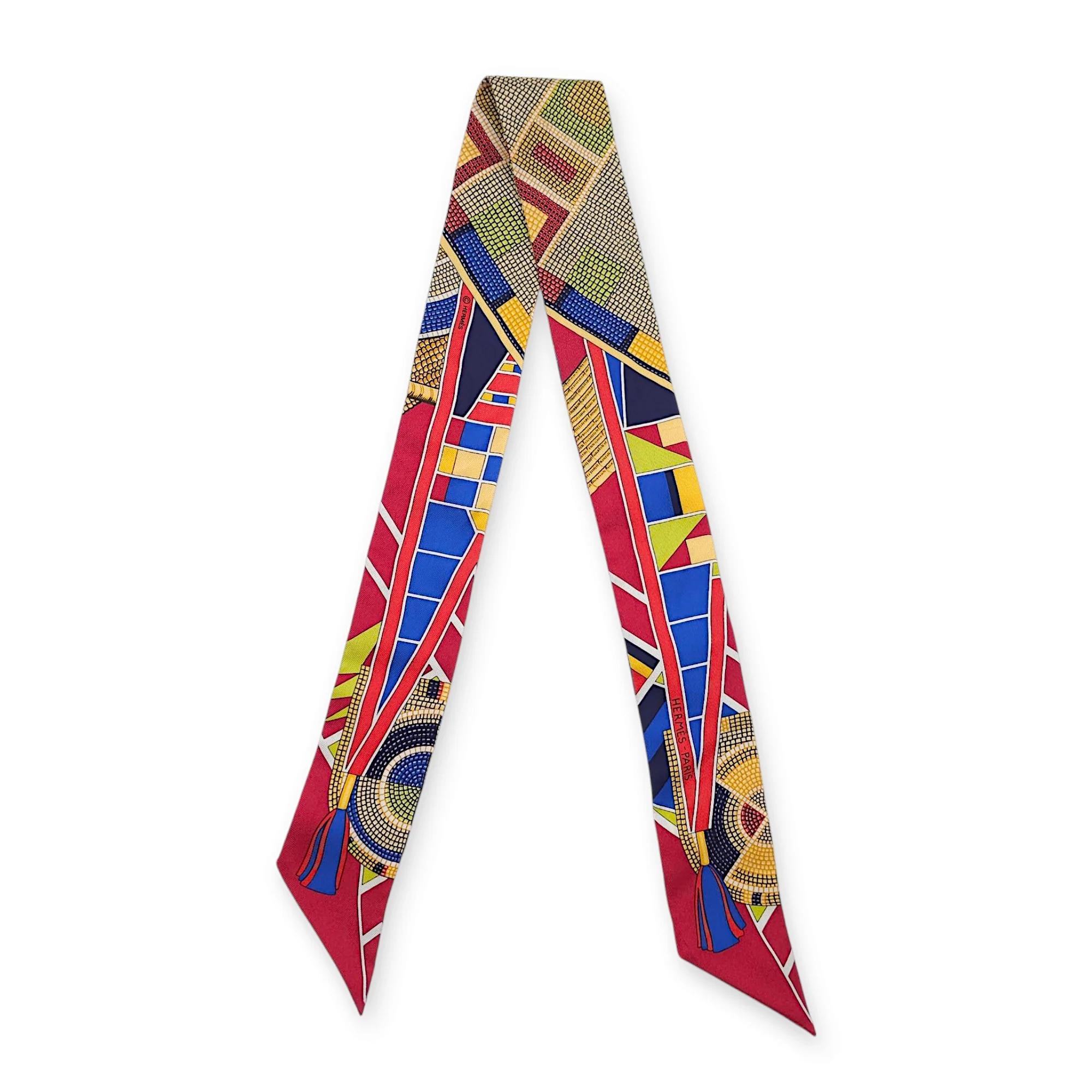 L'art Indien Des Plaines Rouge/Jaune/Bleu Twilly
