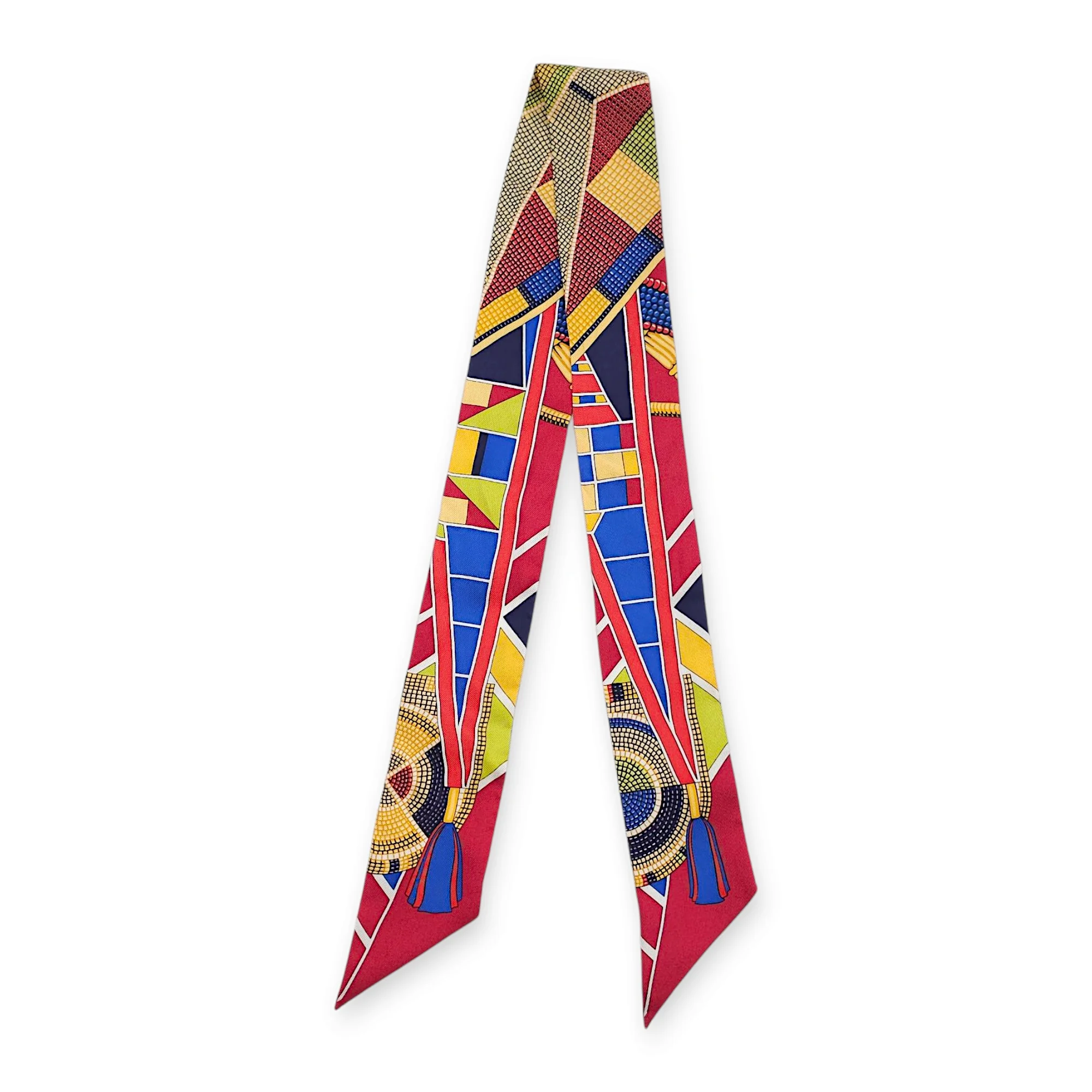 L'art Indien Des Plaines Rouge/Jaune/Bleu Twilly