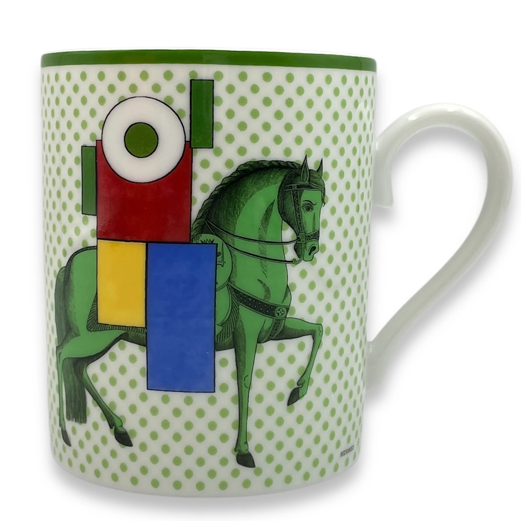 Cavalier en formes Mug Vert Tableware