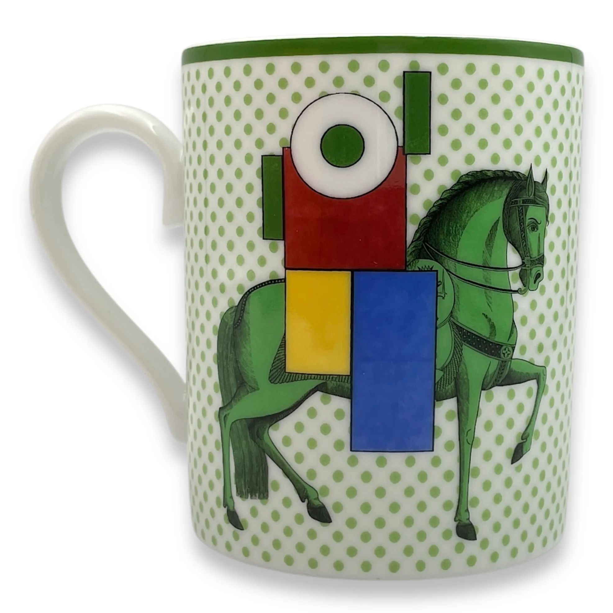 Cavalier en formes Mug Vert Tableware