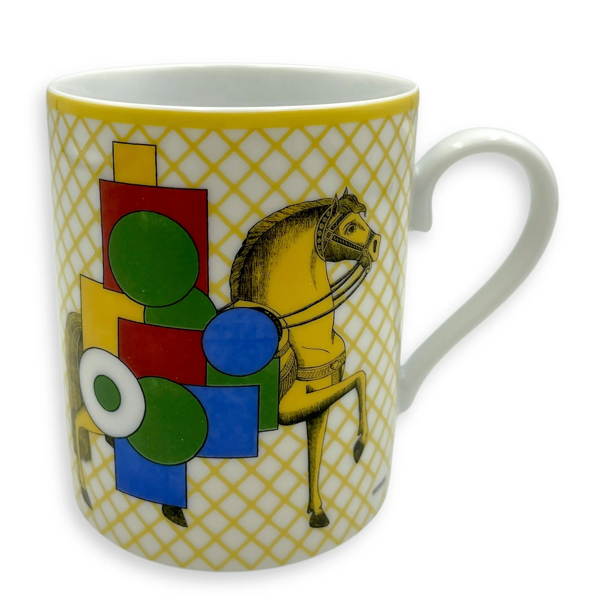 Cavalier en formes Mug Jaune Tableware