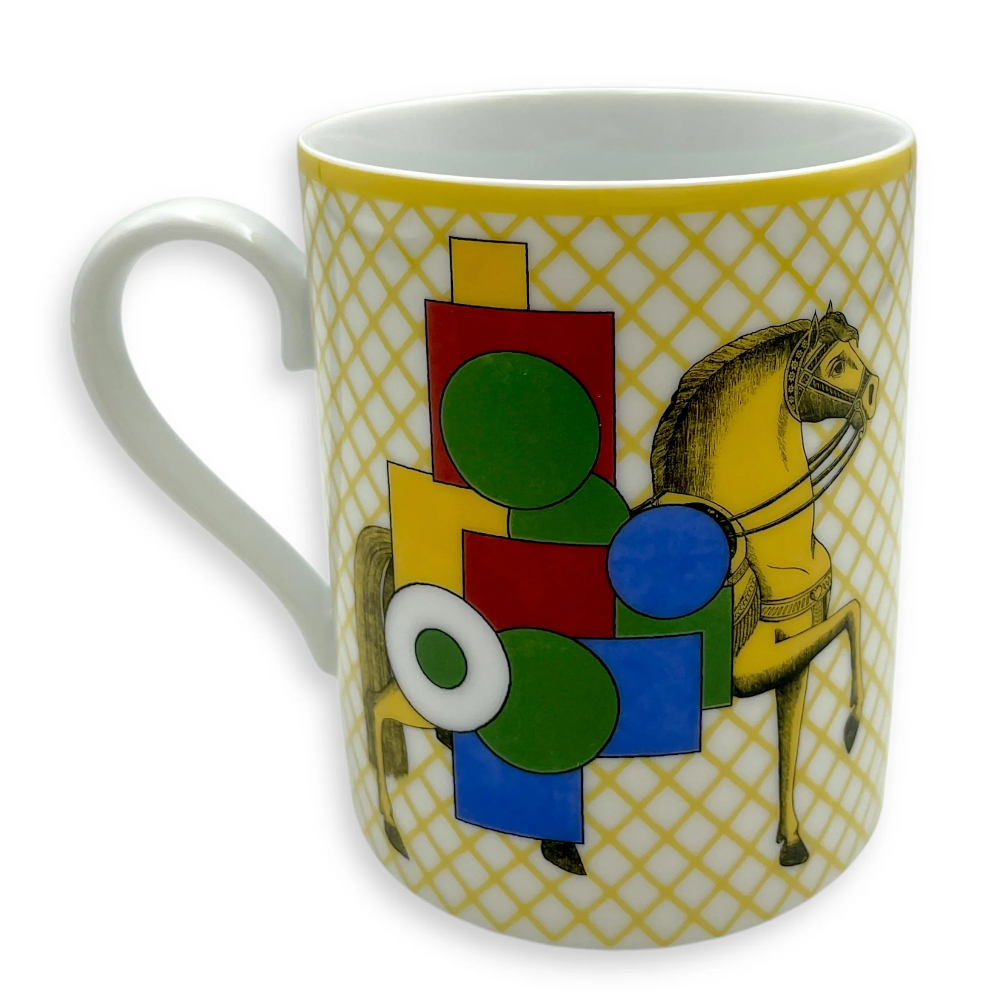 Cavalier en formes Mug Jaune Tableware