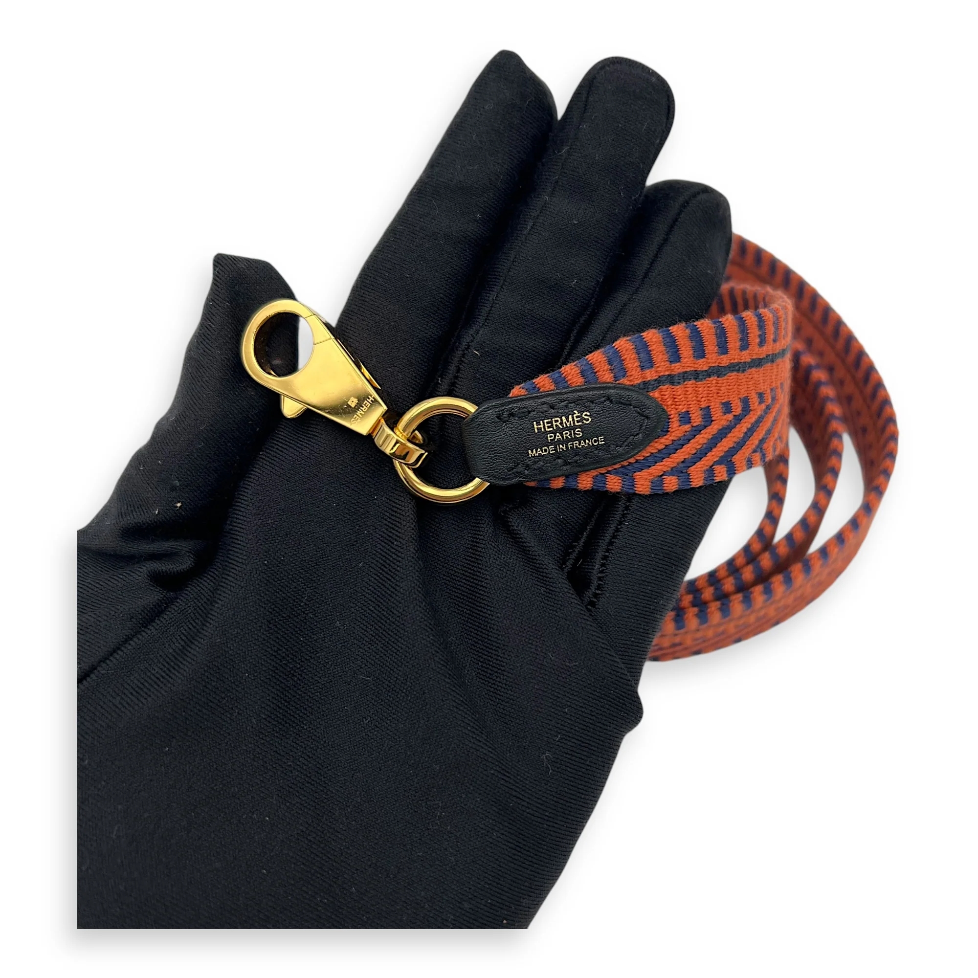 Sangle Multi-colour in Canvas, Gold hardware