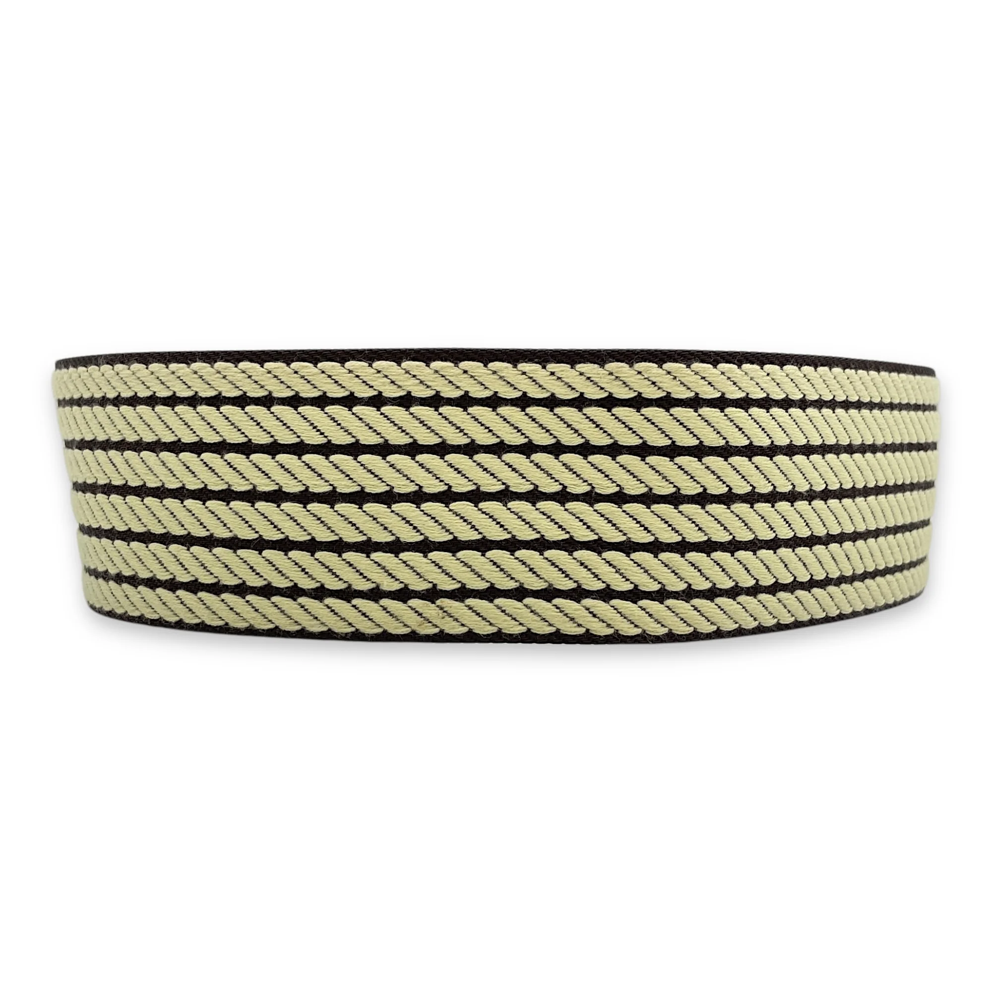 Cordage Sangle 50mm x 70cm Gold Bag Accessory in Swift, Palladium hardware