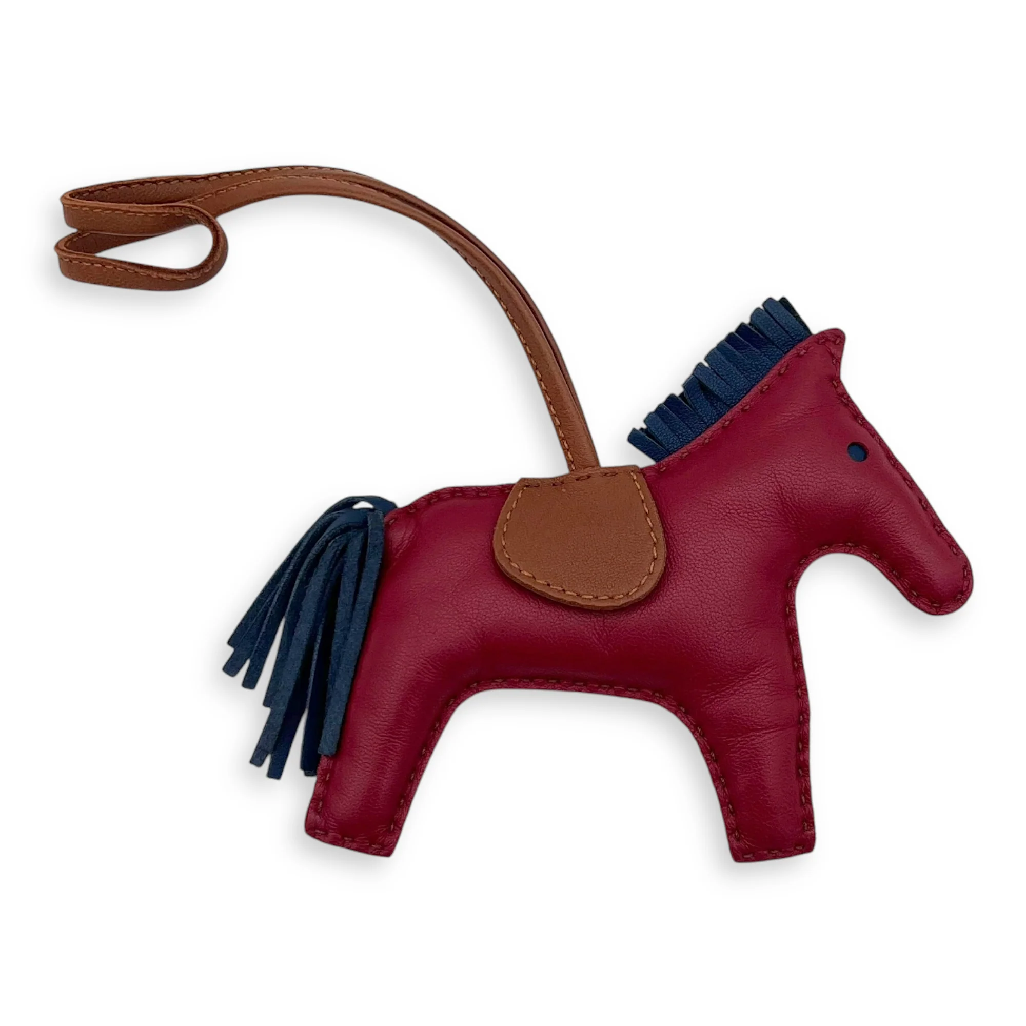 Rodeo MM Red Bag Accessory in Lambskin