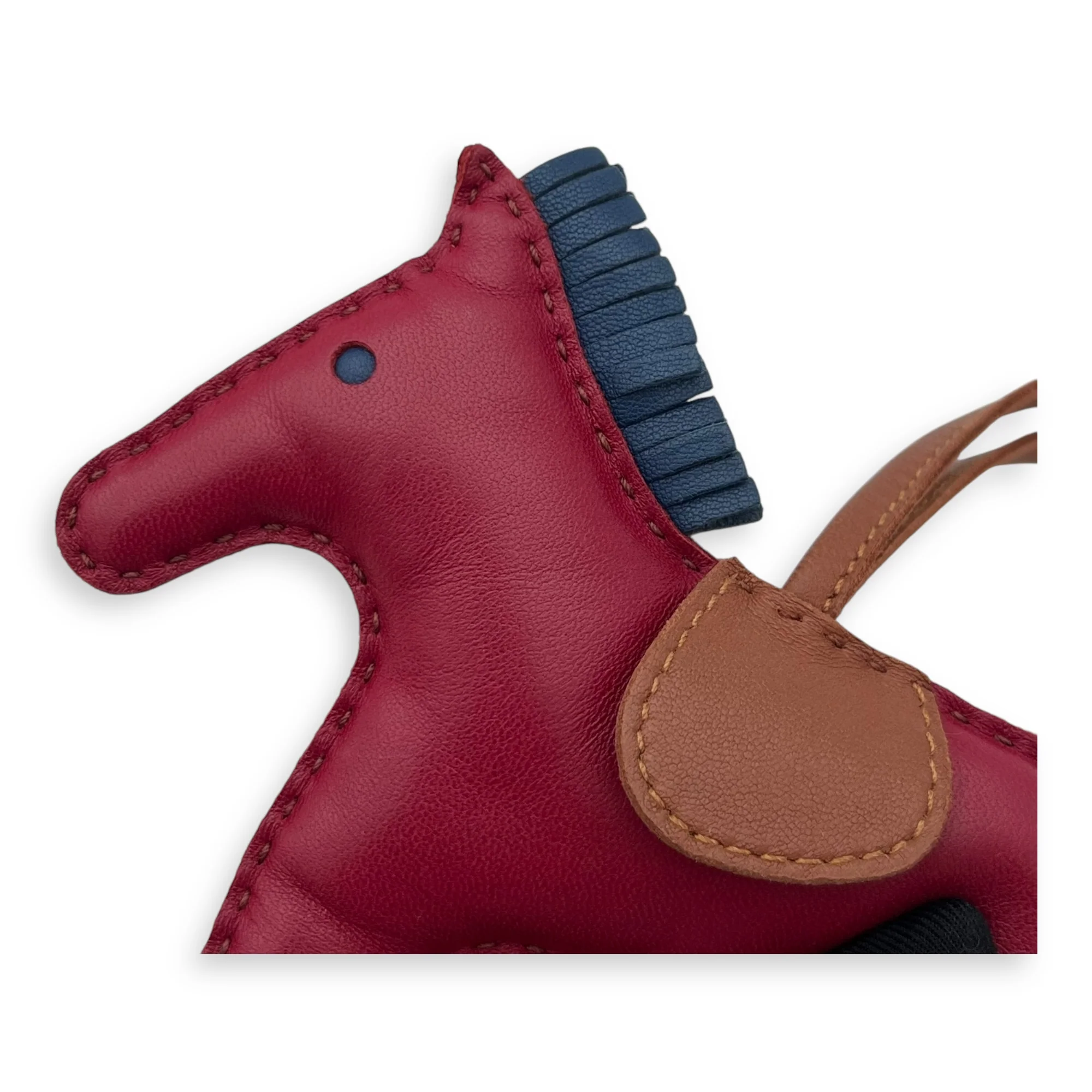 Rodeo MM Red Bag Accessory in Lambskin