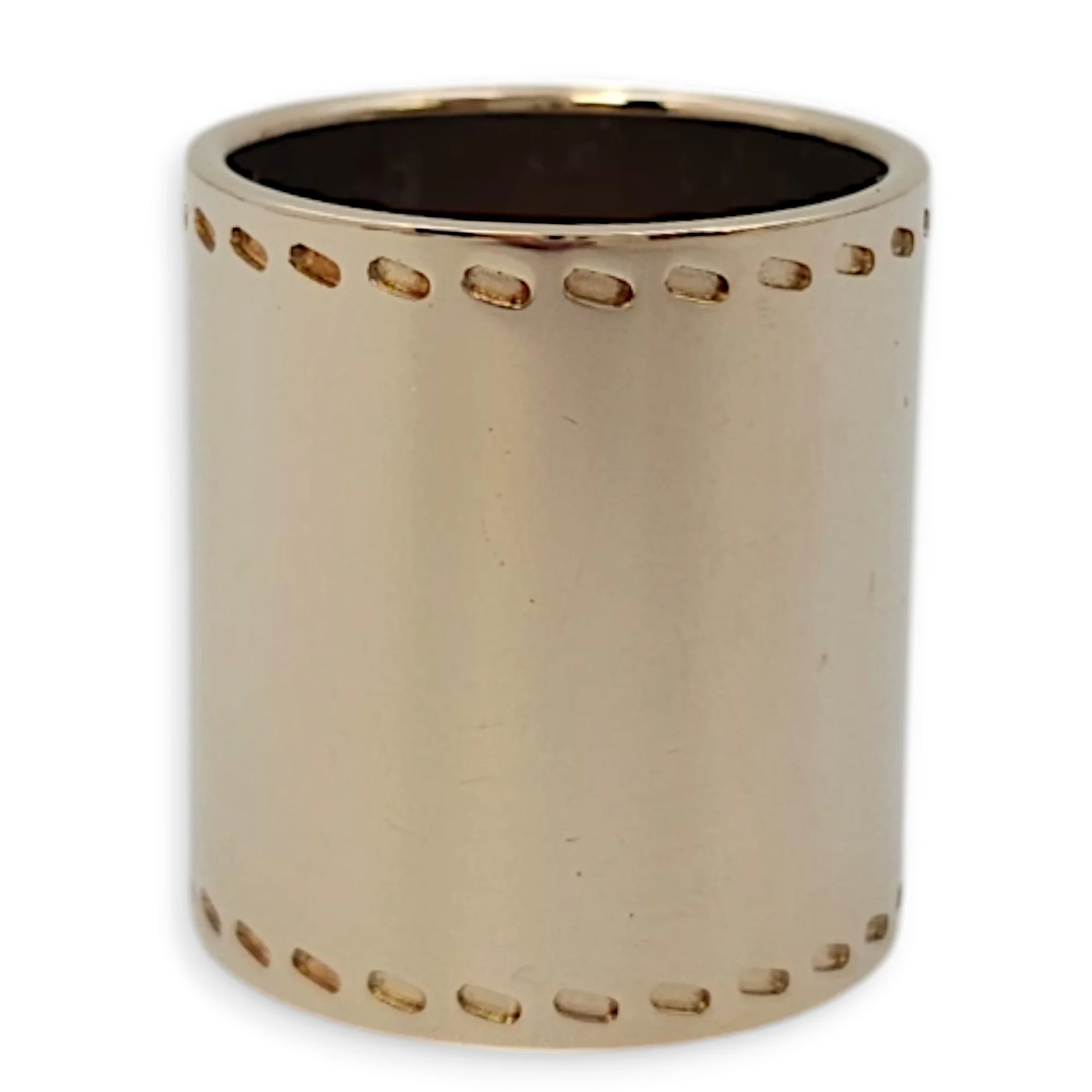Stirrup Scarf Gold Ring in, Gold hardware