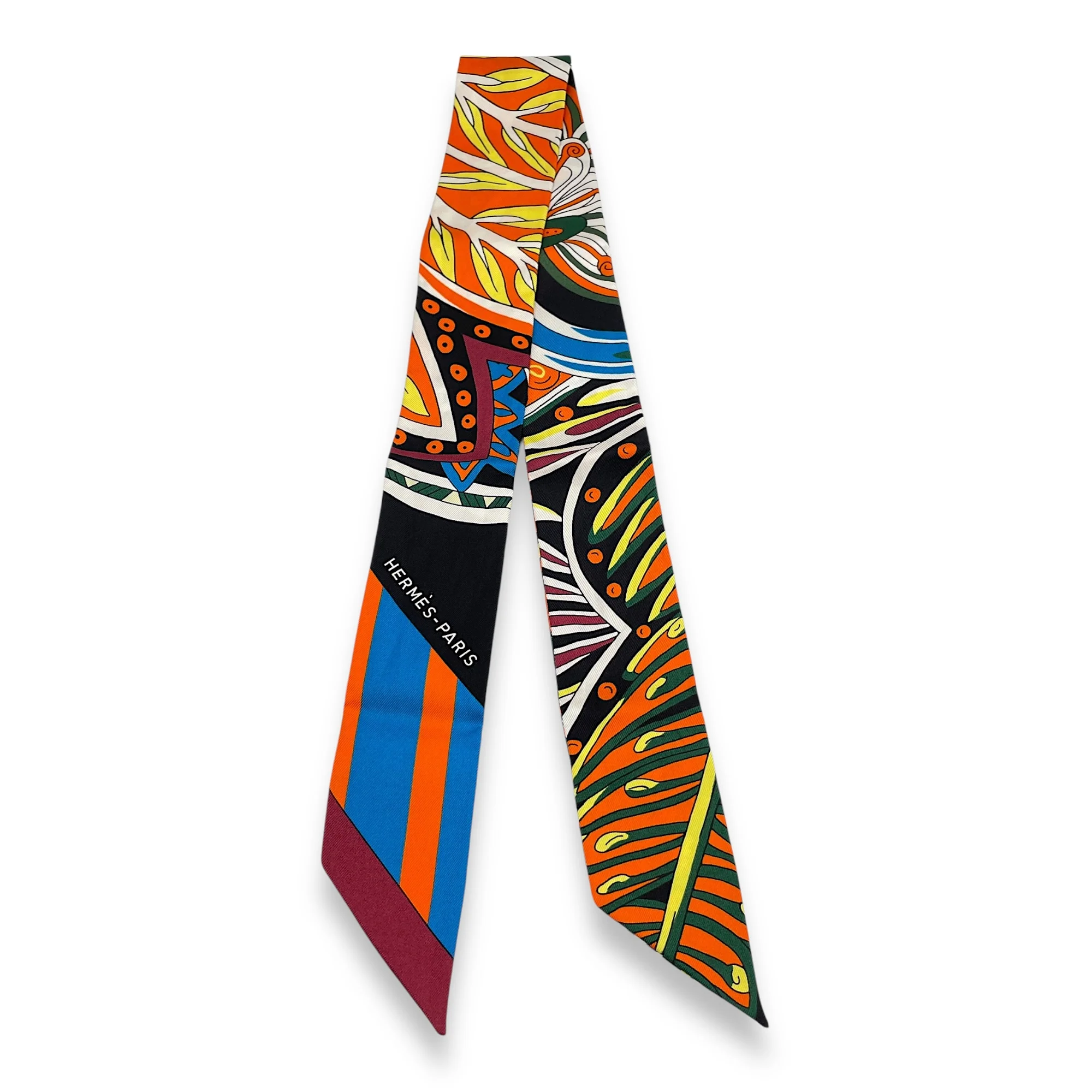 Le Jardin de La Maharani Black/Orange Twilly