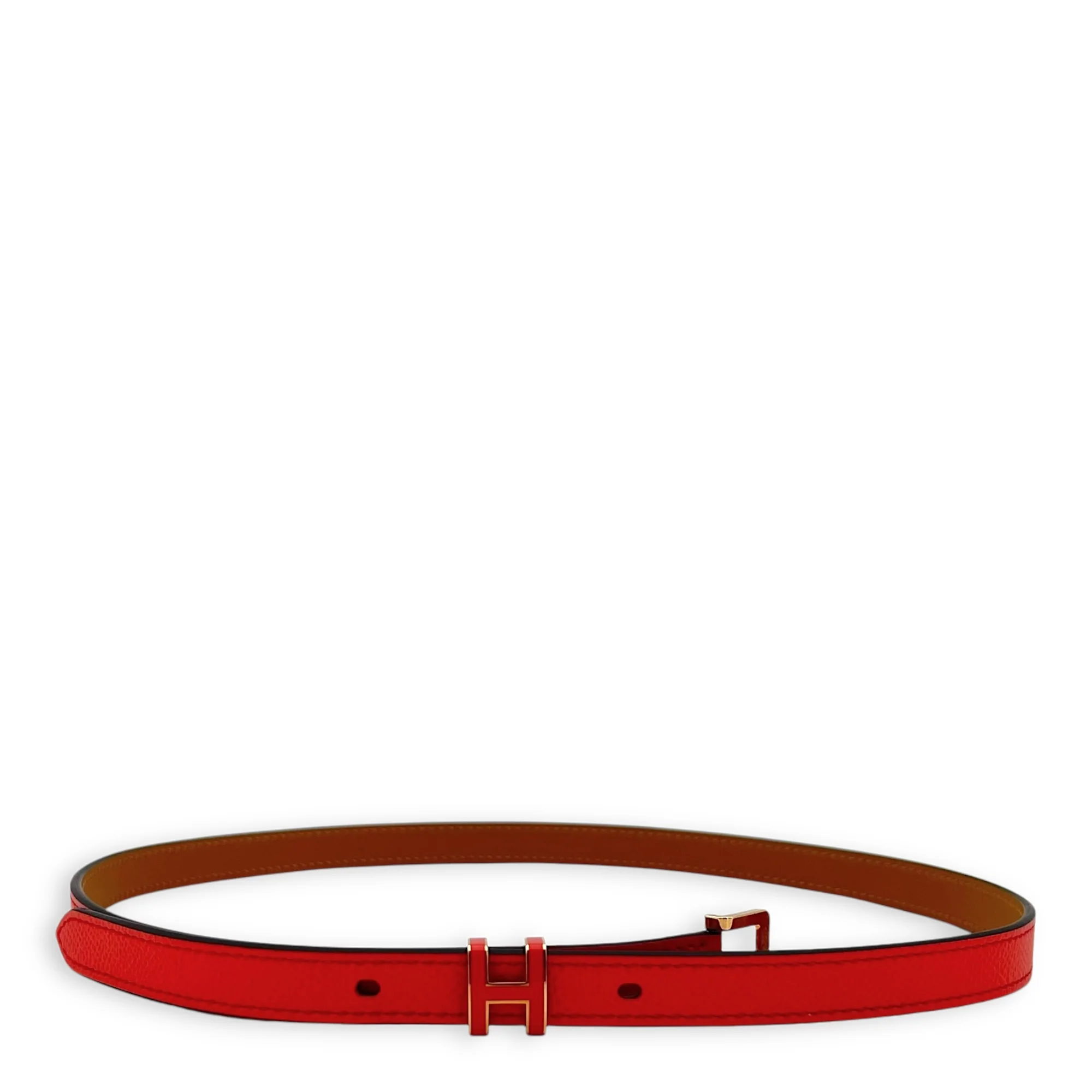 Pop H 75 Rose Jaipur Belt in Epsom, Gold hardware