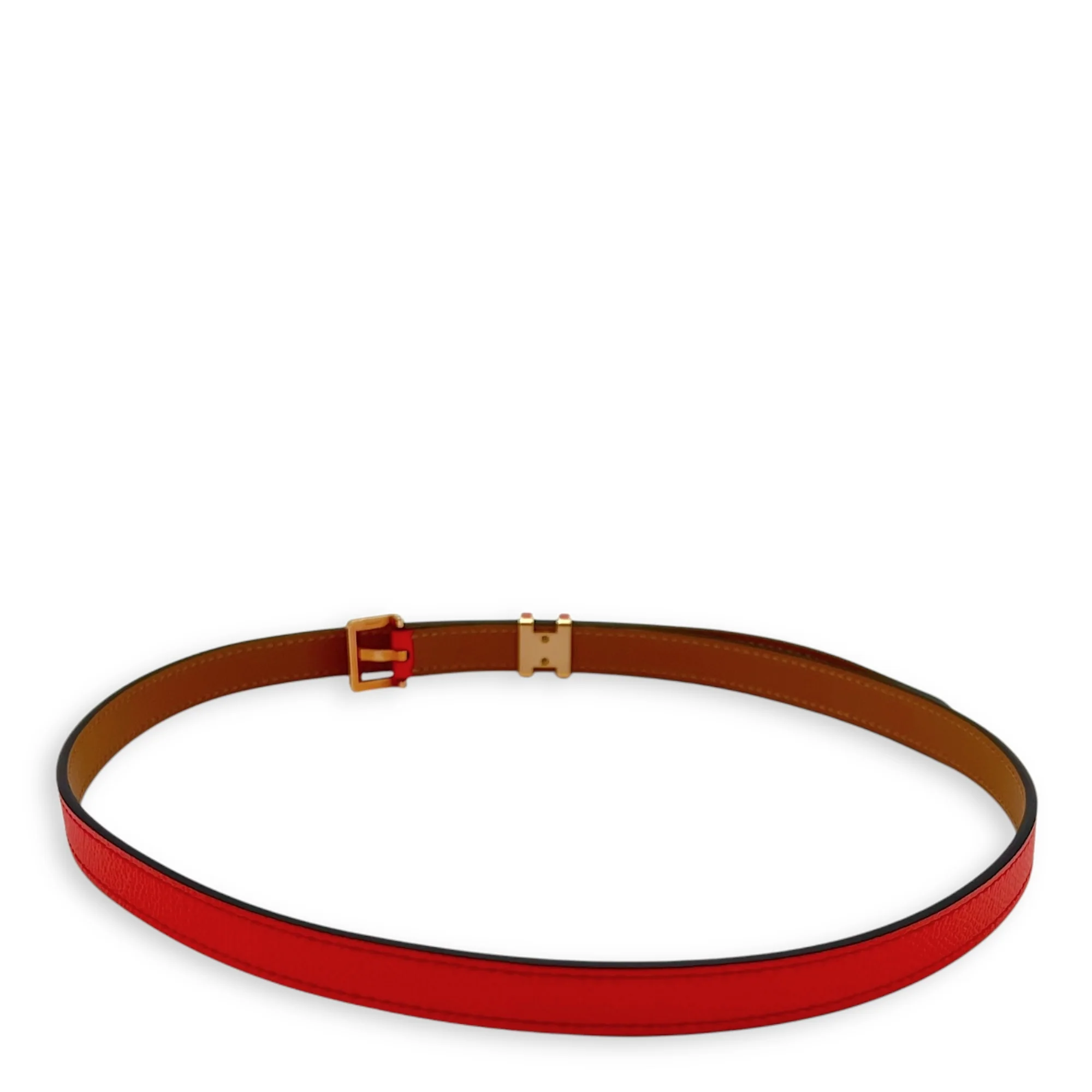 Pop H 75 Rose Jaipur Belt in Epsom, Gold hardware