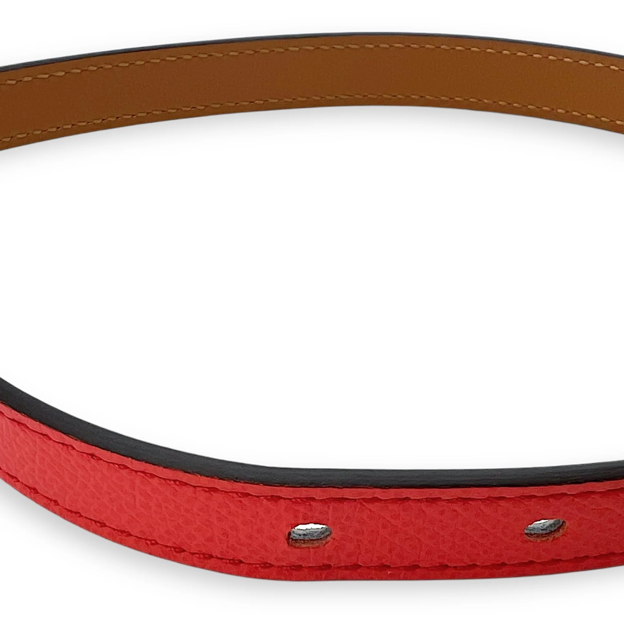 Pop H 75 Rose Jaipur Belt in Epsom, Gold hardware