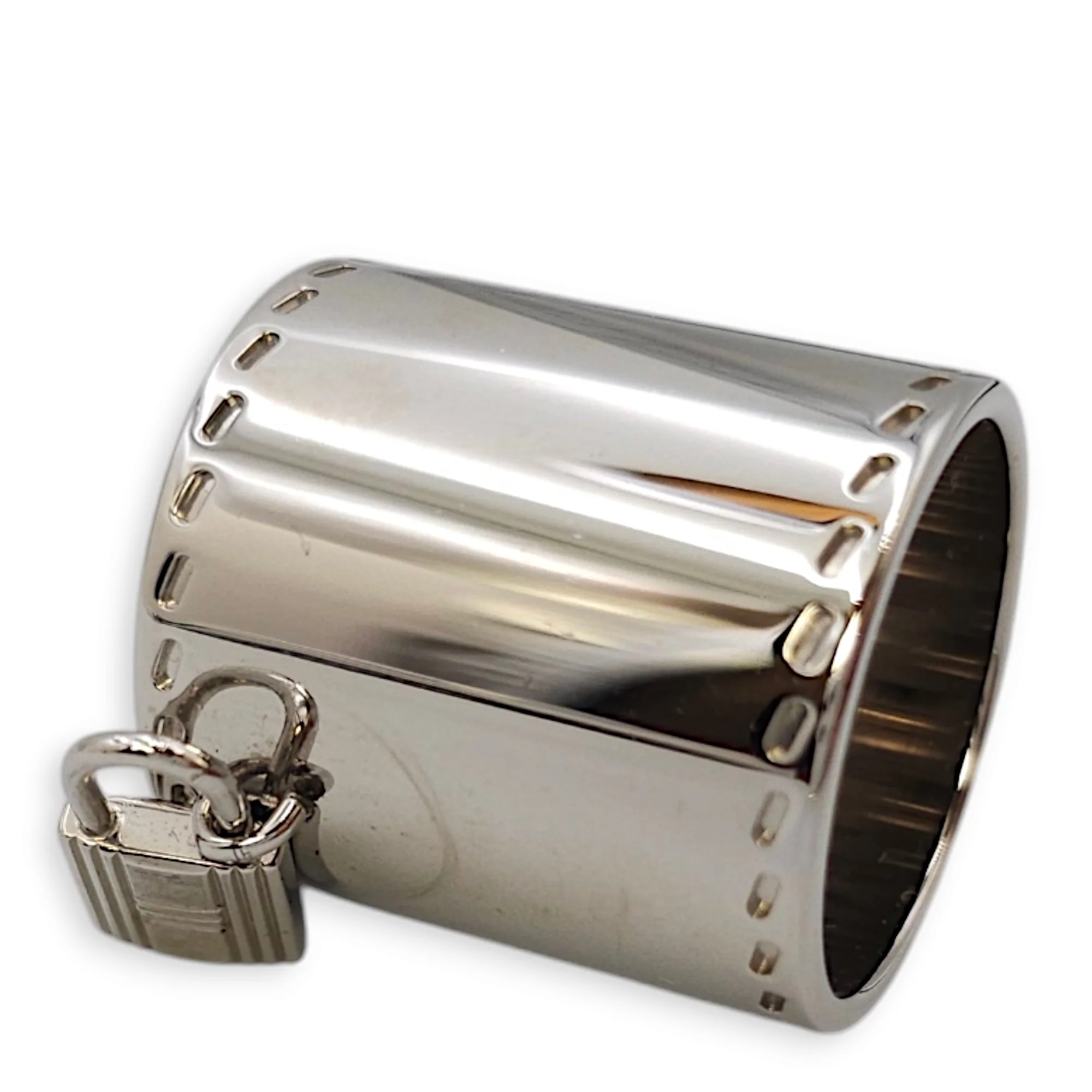 Cadena Scarf Silver Ring in, Palladium hardware
