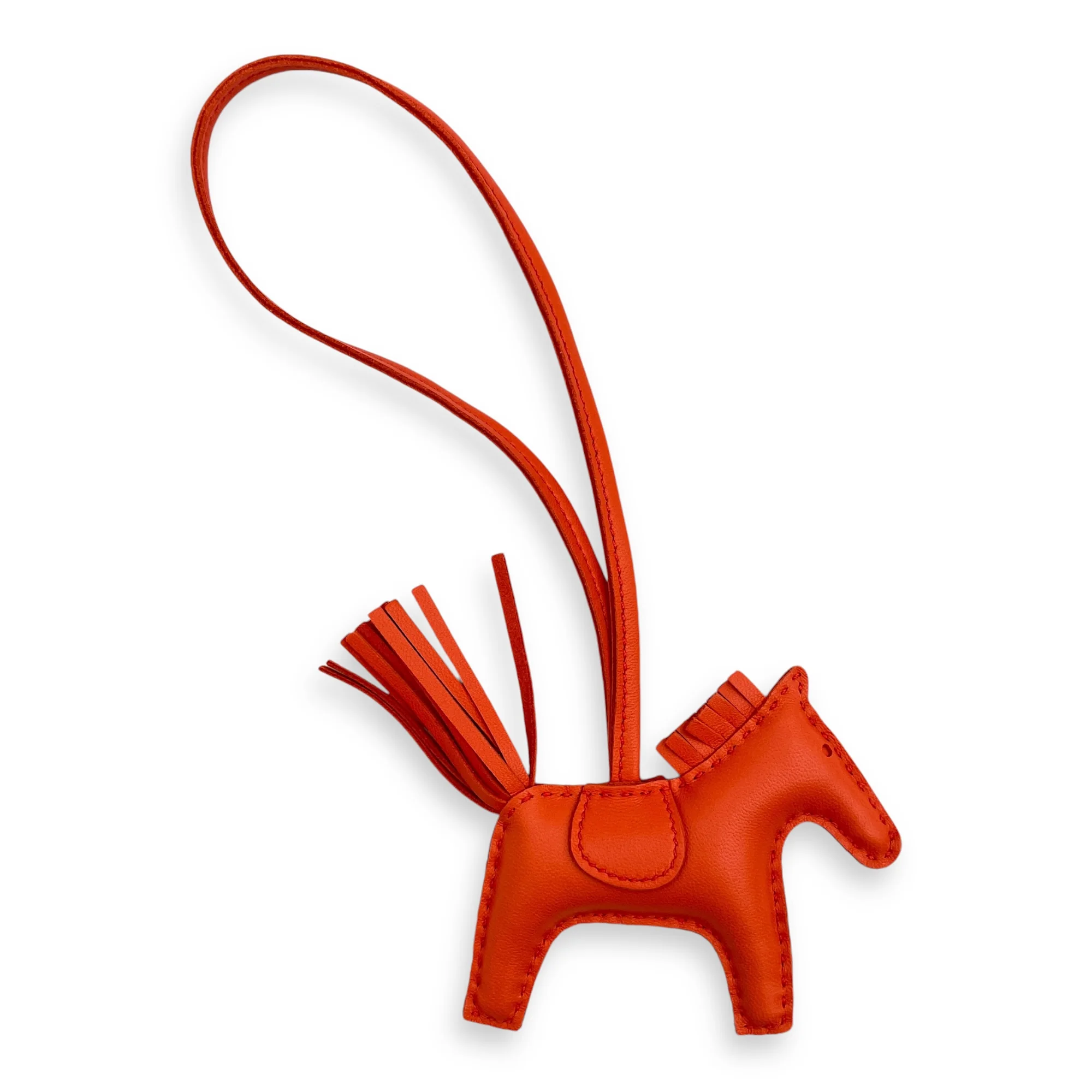 Rodeo PM Orange Poppy Bag Accessory in Milo/Swift