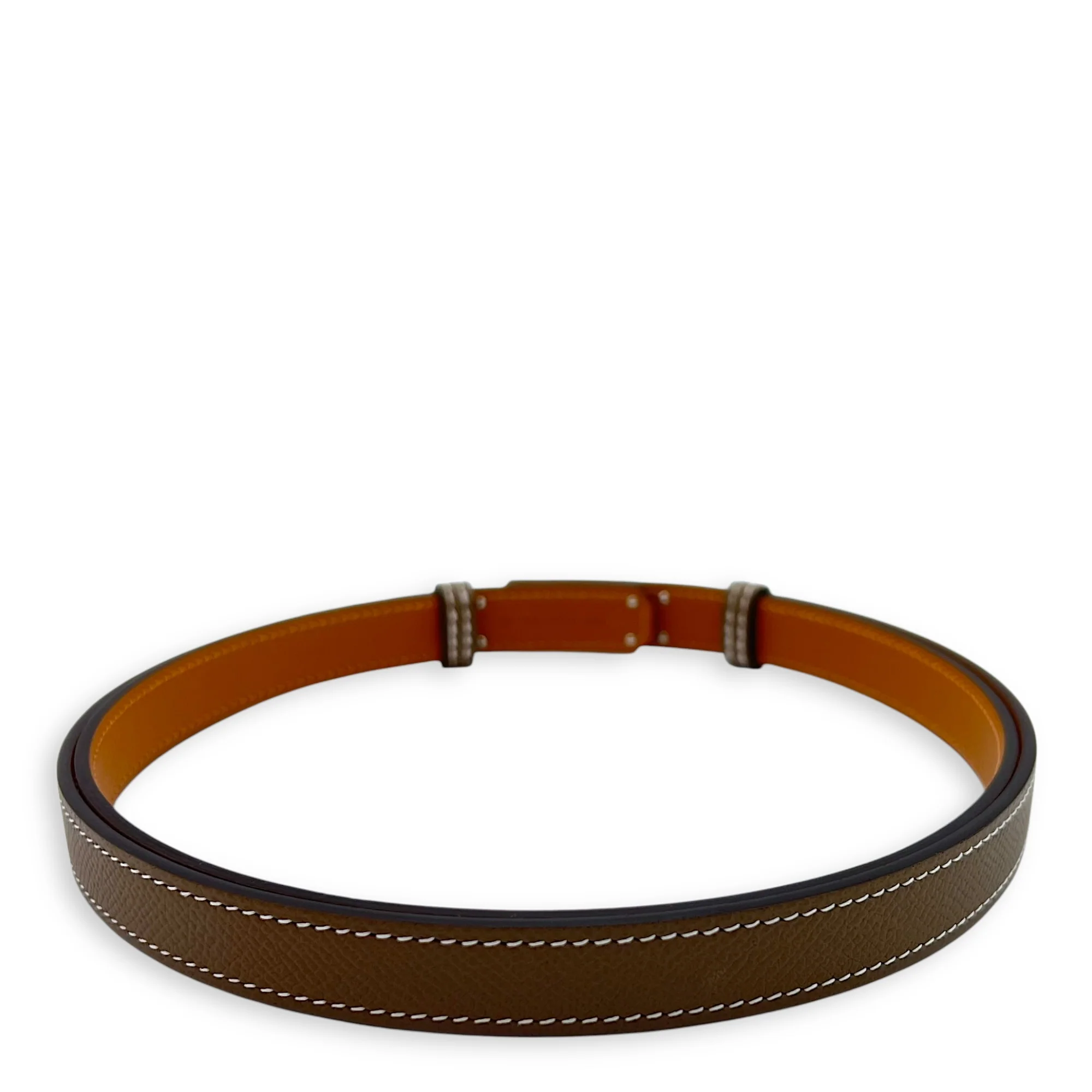 Kelly 18 Etoupe Belt in Epsom, Palladium hardware