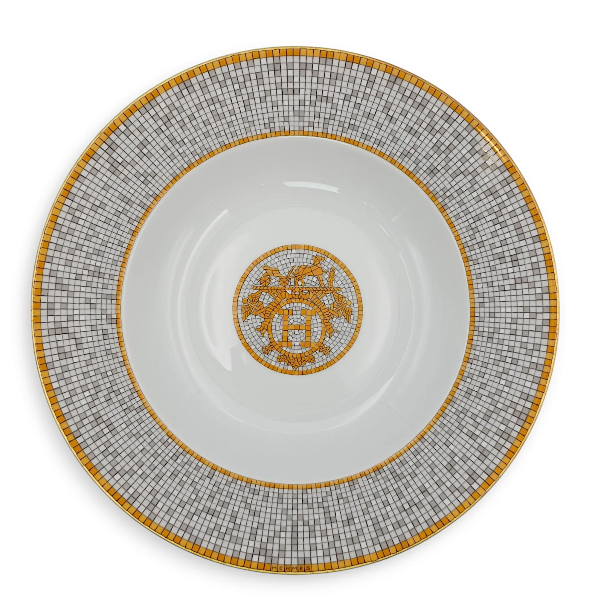 Mosaique Au 24 Gold Soup Plate Tableware