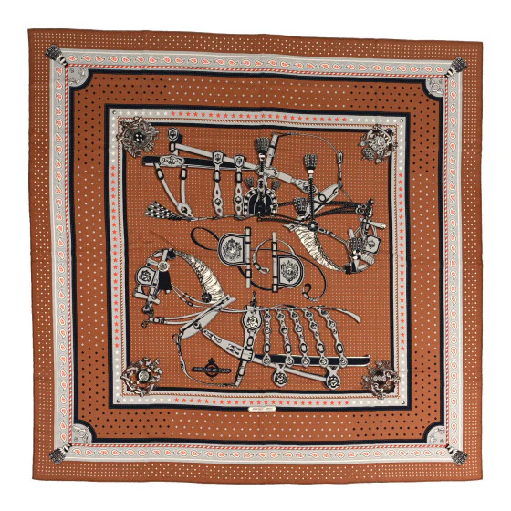 Harnais De Cour Brown in Cashmere