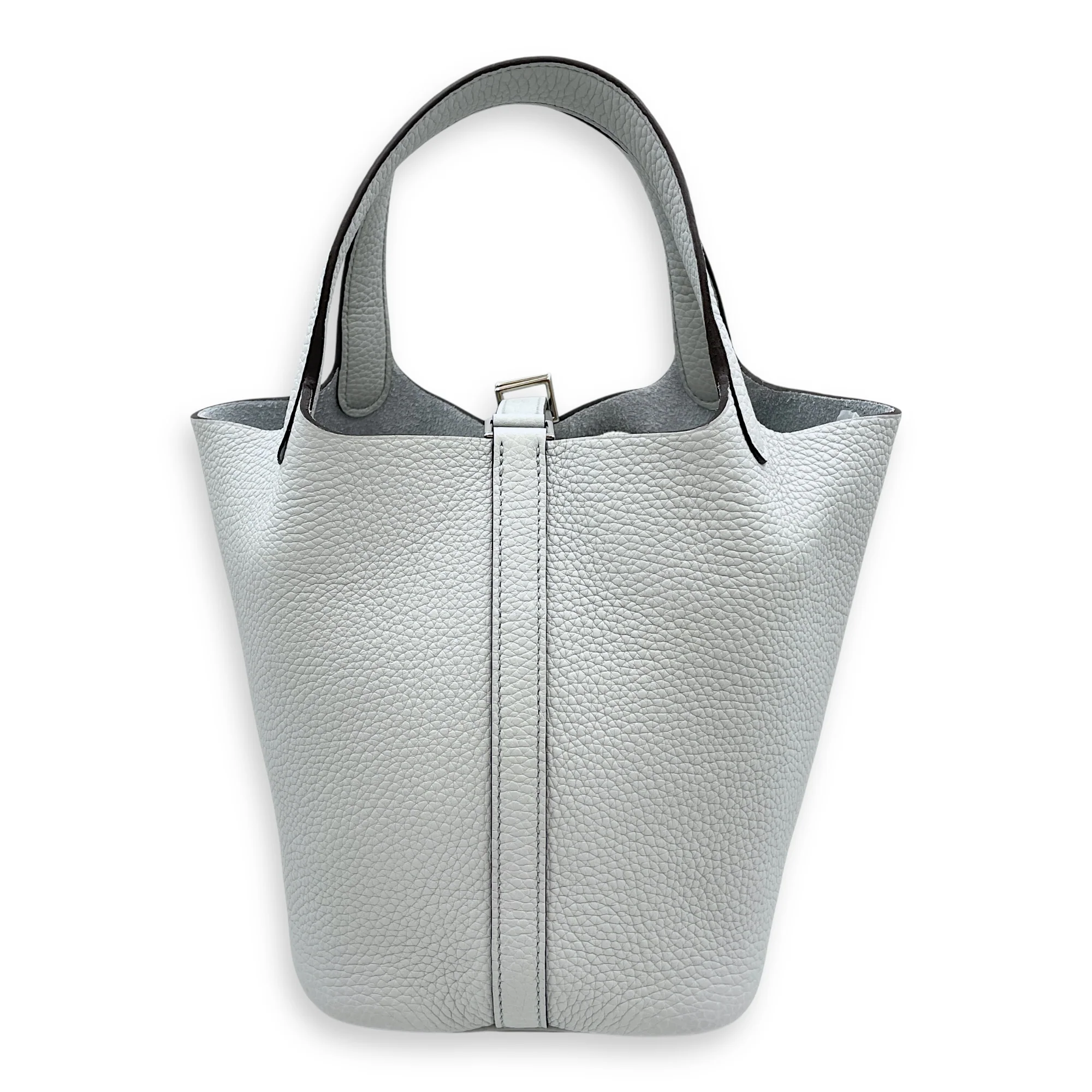 Picotin 18 Blue Pale in Clemence, Palladium hardware