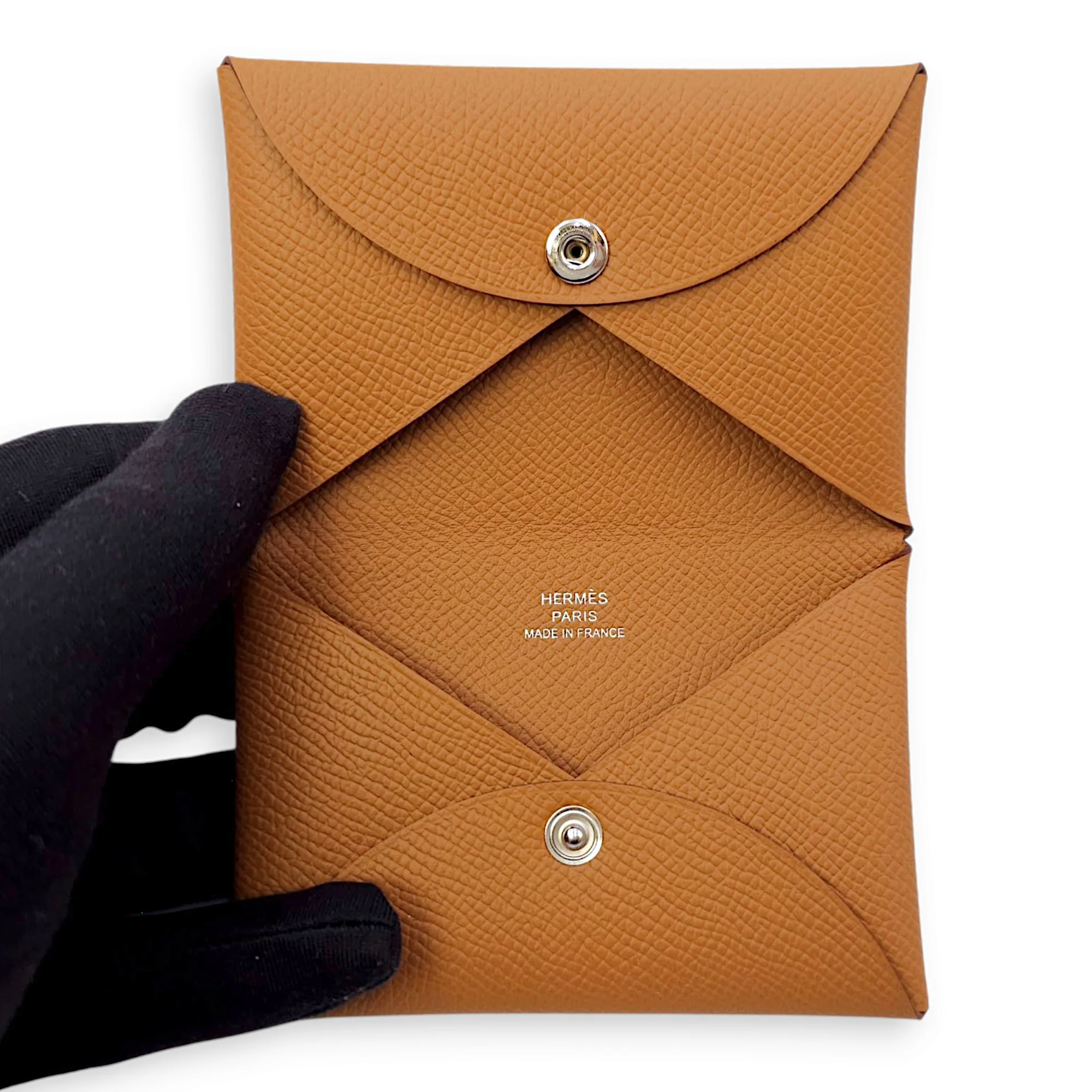 Calvi Gold Card Holder in Epsom