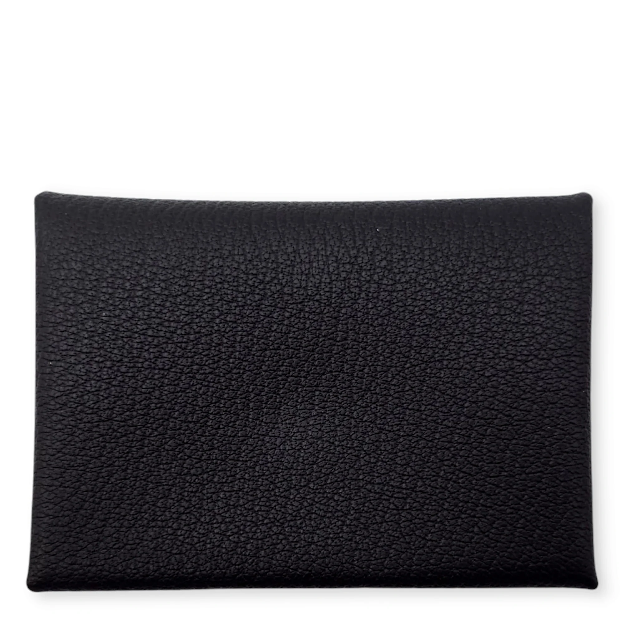 Calvi Duo Black Card Holder in Chevre Mysore