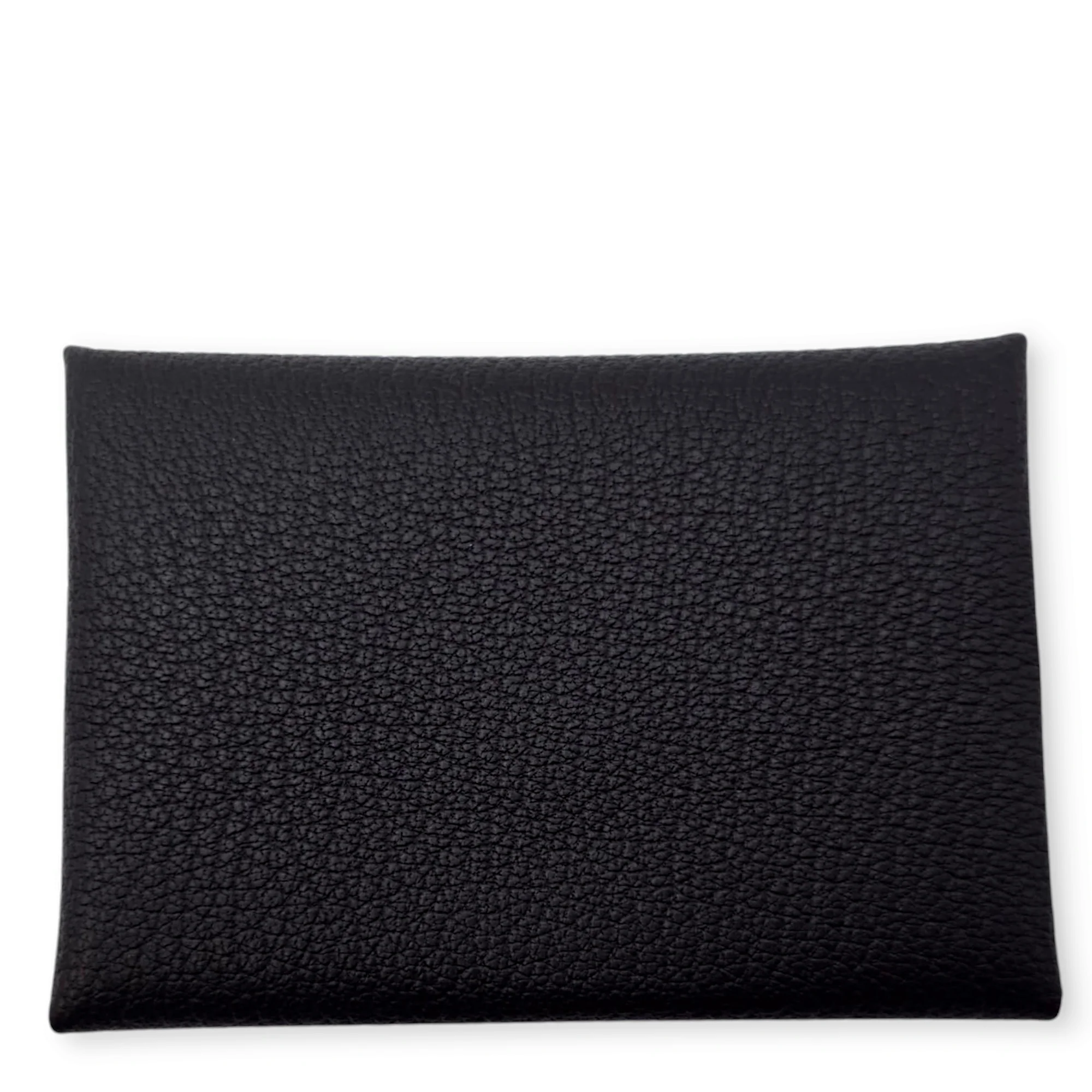 Calvi Duo Black Card Holder in Chevre Mysore