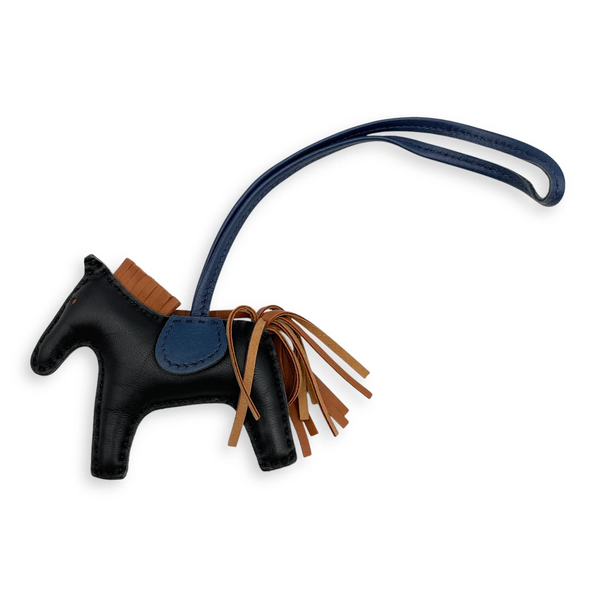 Rodeo PM Black/Gold/Blue Sapphire Charm in Milo