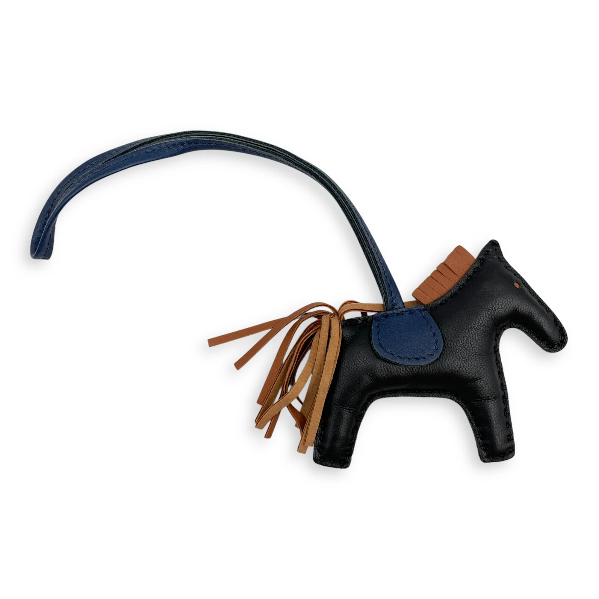 Rodeo PM Black/Gold/Blue Sapphire Charm in Milo