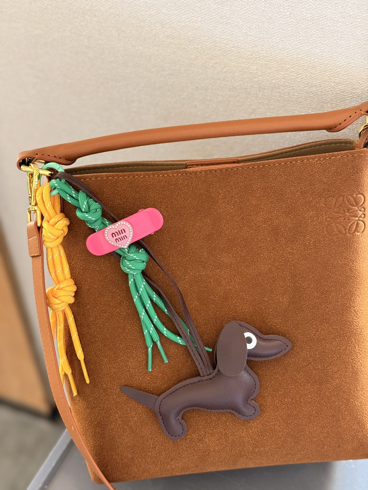 Suede Shoulder Bag