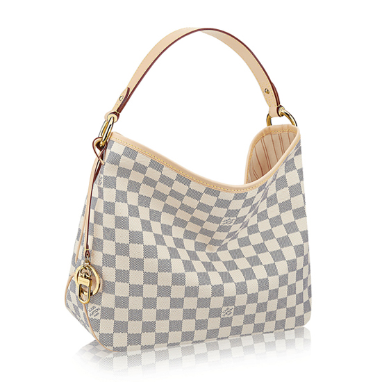 N41462 Delightful PM Hobo Bag Damier Azur Canvas