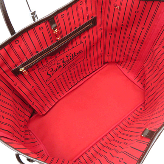 N51106 Neverfull GM Shoulder Bag Damier Ebene Canvas