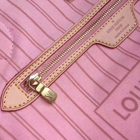 N41050 Neverfull MM Shoulder Bag Damier Azur Canvas