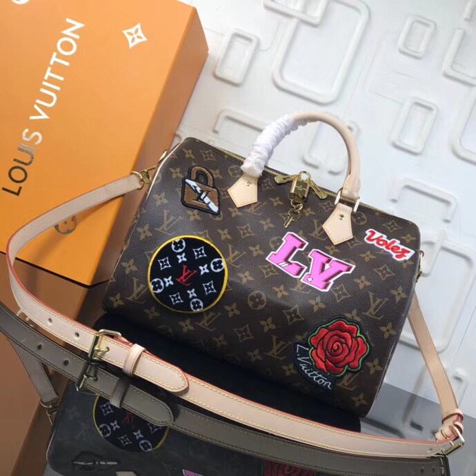 Speedy 30 Bandouliere Monogram Canvas M43989