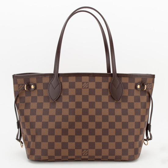 N51109 Neverfull PM Shoulder Bag Damier Ebene Canvas