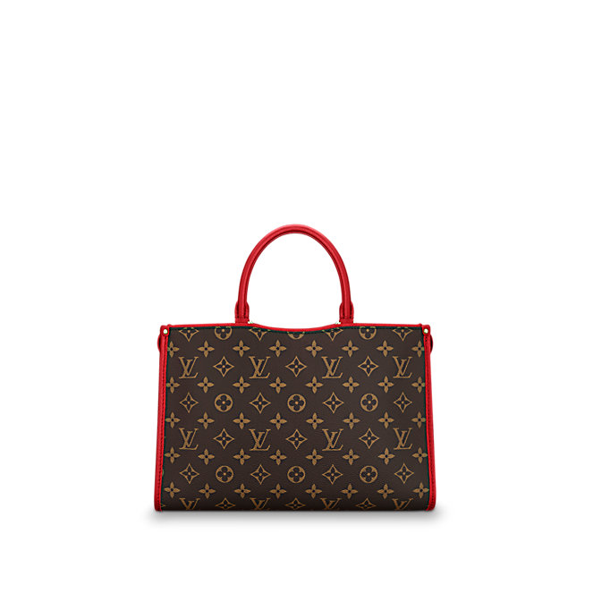 Monogram Canvas POPINCOURT PM RED
