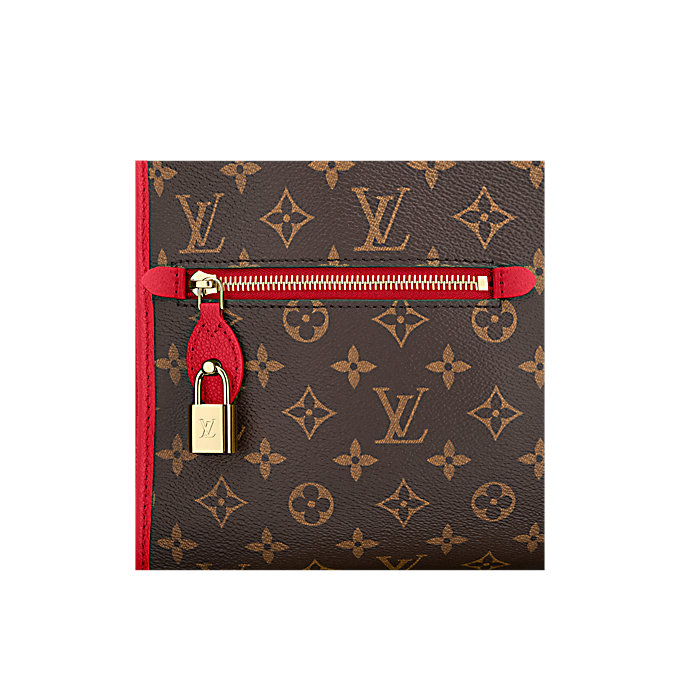 Monogram Canvas POPINCOURT PM RED