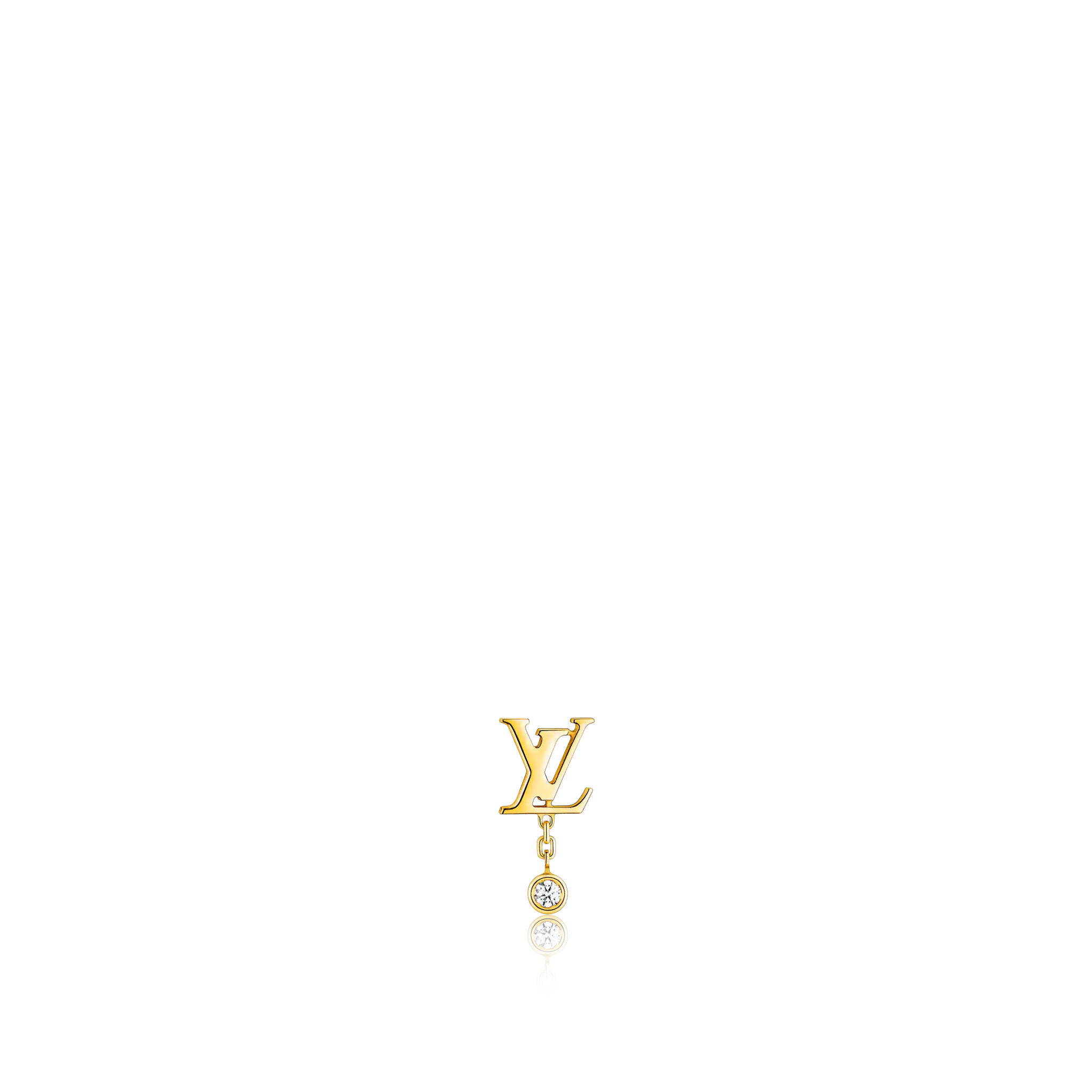Idylle Blossom Ear Stud, Yellow Gold And Diamond - Per Unit