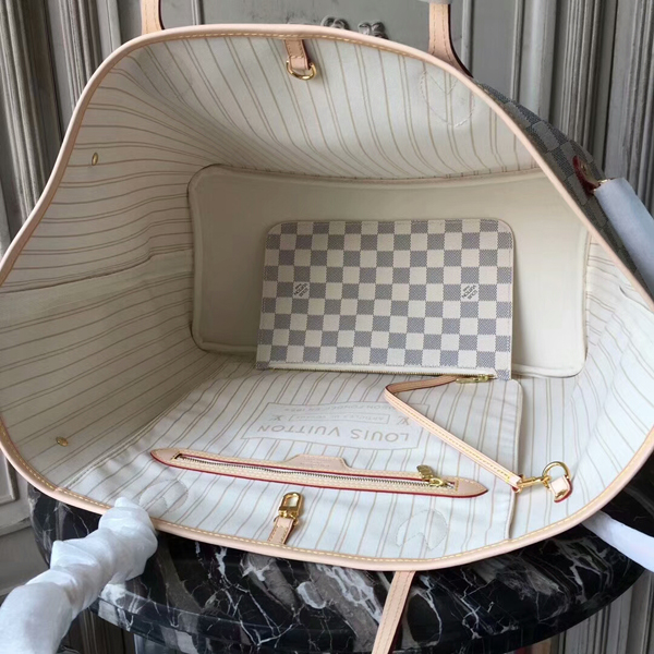 Damier Azur Canvas Neverfull GM N41360