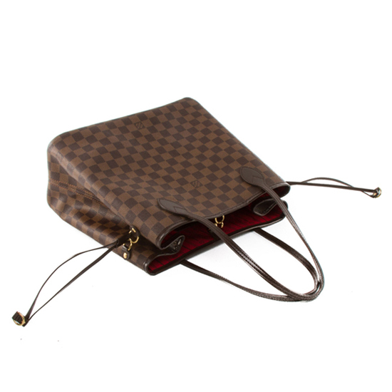N51105 Neverfull MM Shoulder Bag Damier Ebene Canvas