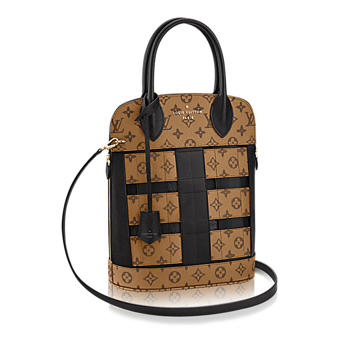Monogram REVERSE CANVAS TRESSAGE TOTE