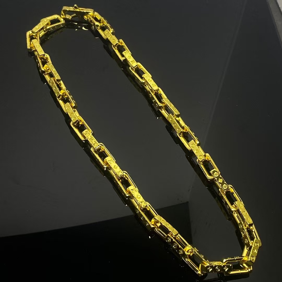 Monogram Chain Necklace