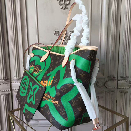 Neverfull MM M44198 Monogram Canvas