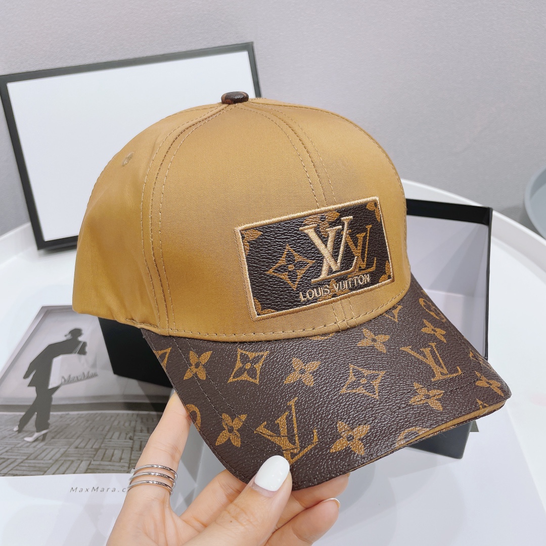 Louis Vuitton New Stitching Presbyopia Fisherman Cap - Brown