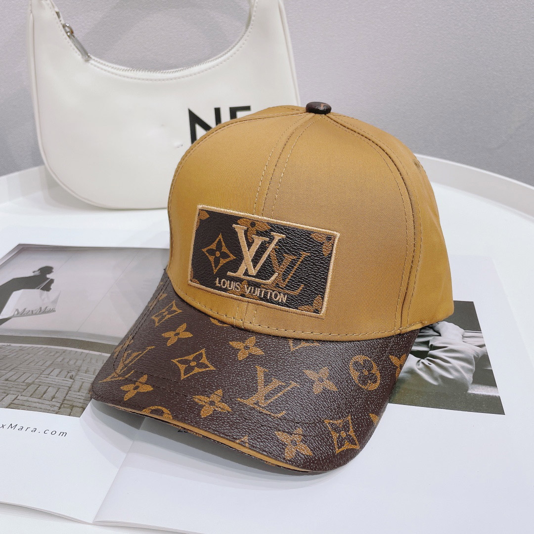 Louis Vuitton New Stitching Presbyopia Fisherman Cap - Brown