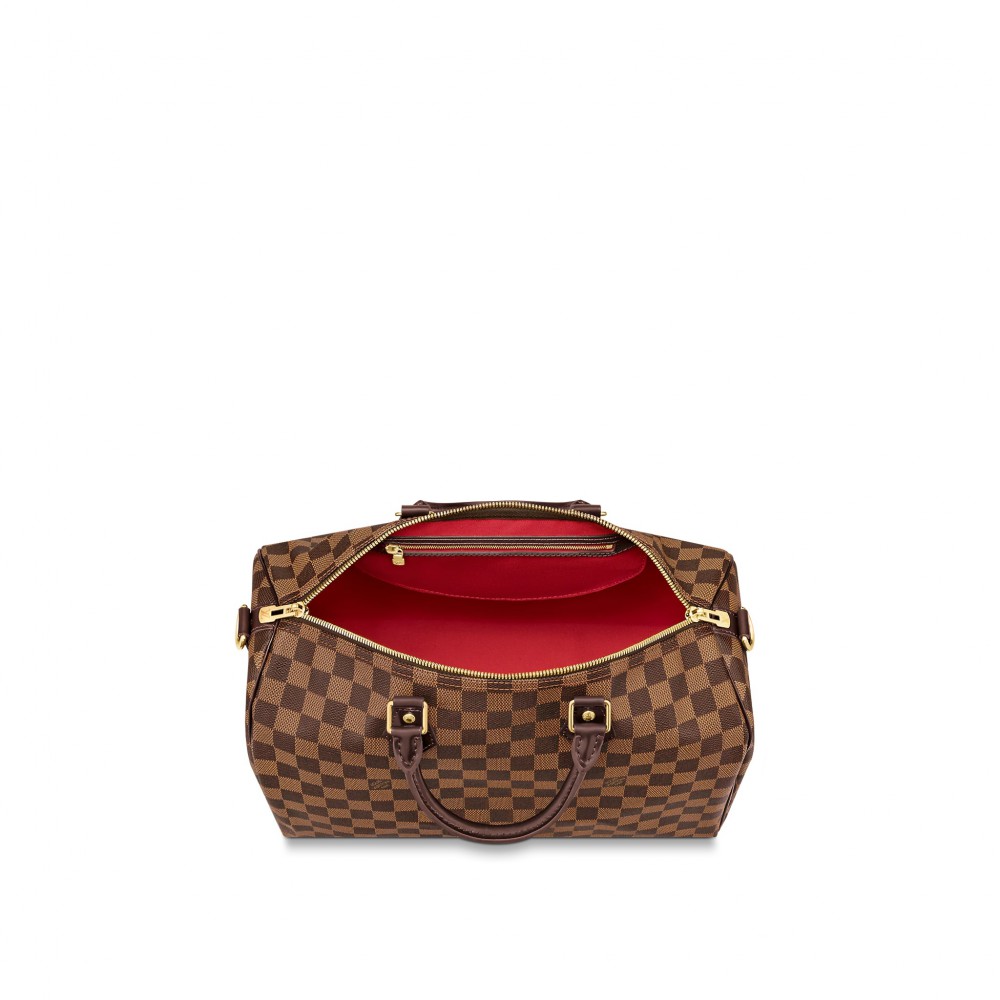 Damier Ebene Canvas Speedy Bandouliere 35 N41366