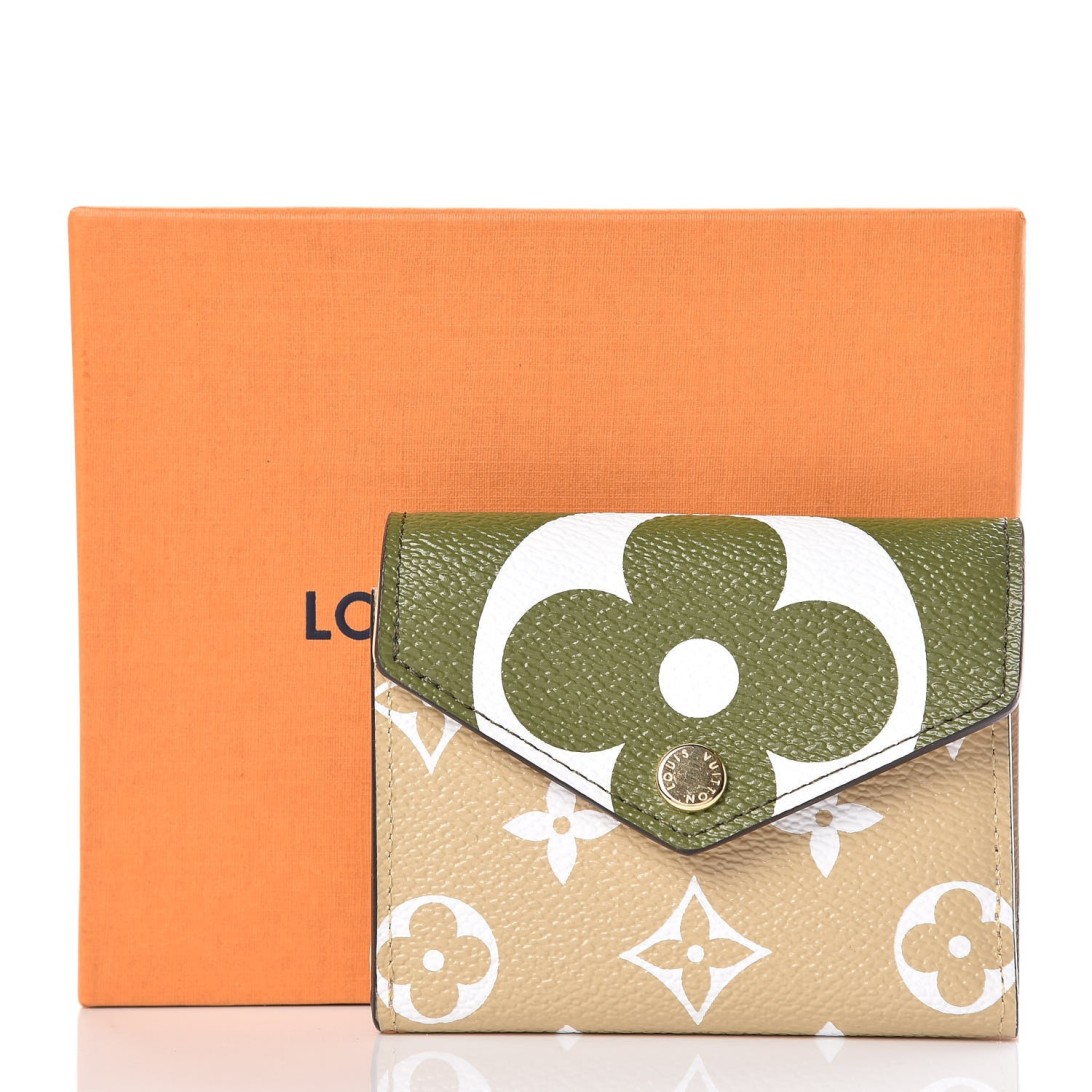 Monogram Giant Zoe Wallet Khaki