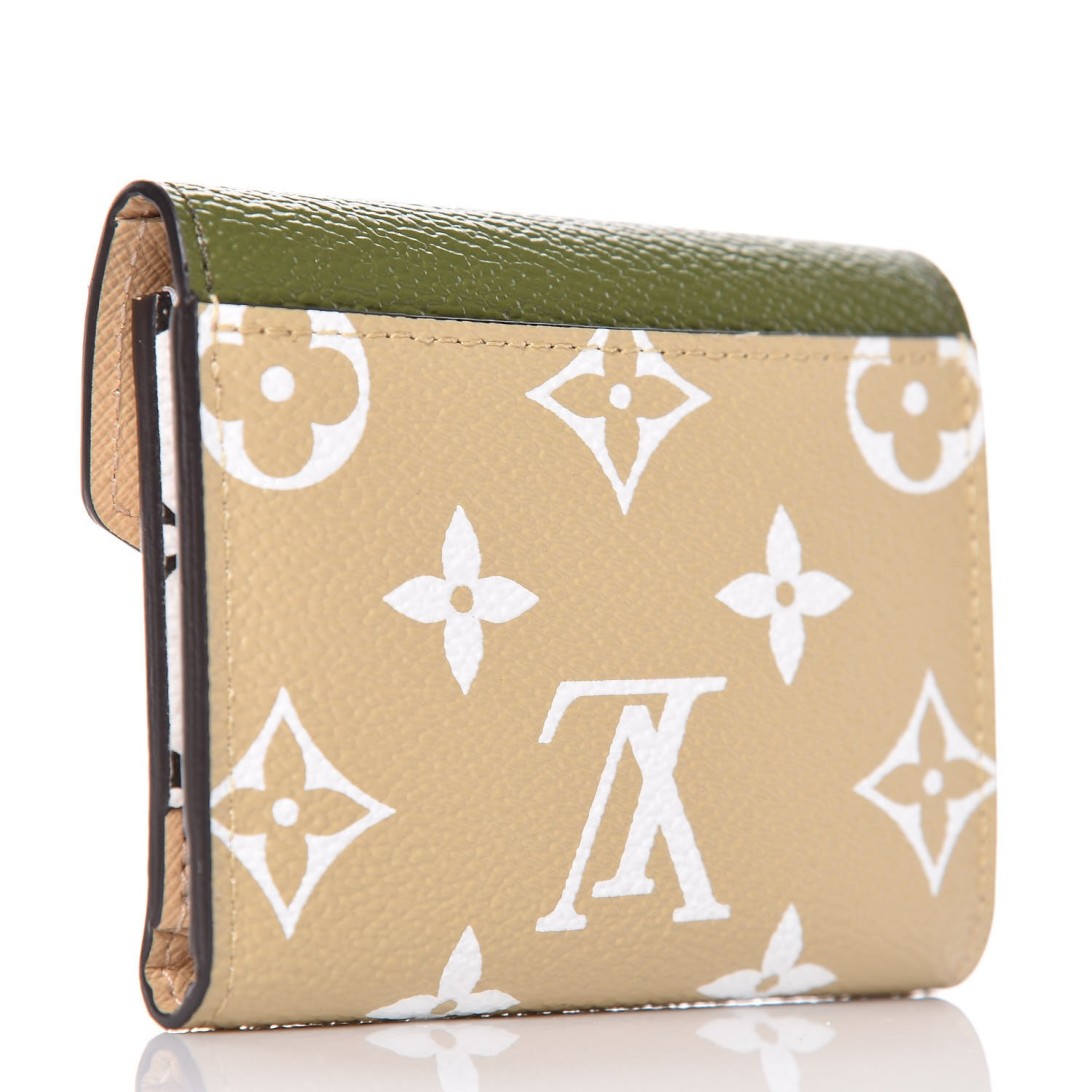 Monogram Giant Zoe Wallet Khaki
