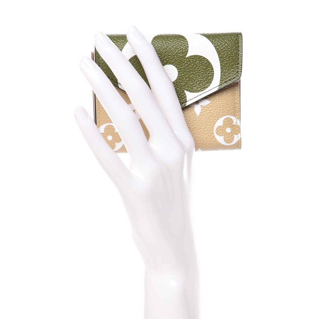 Monogram Giant Zoe Wallet Khaki
