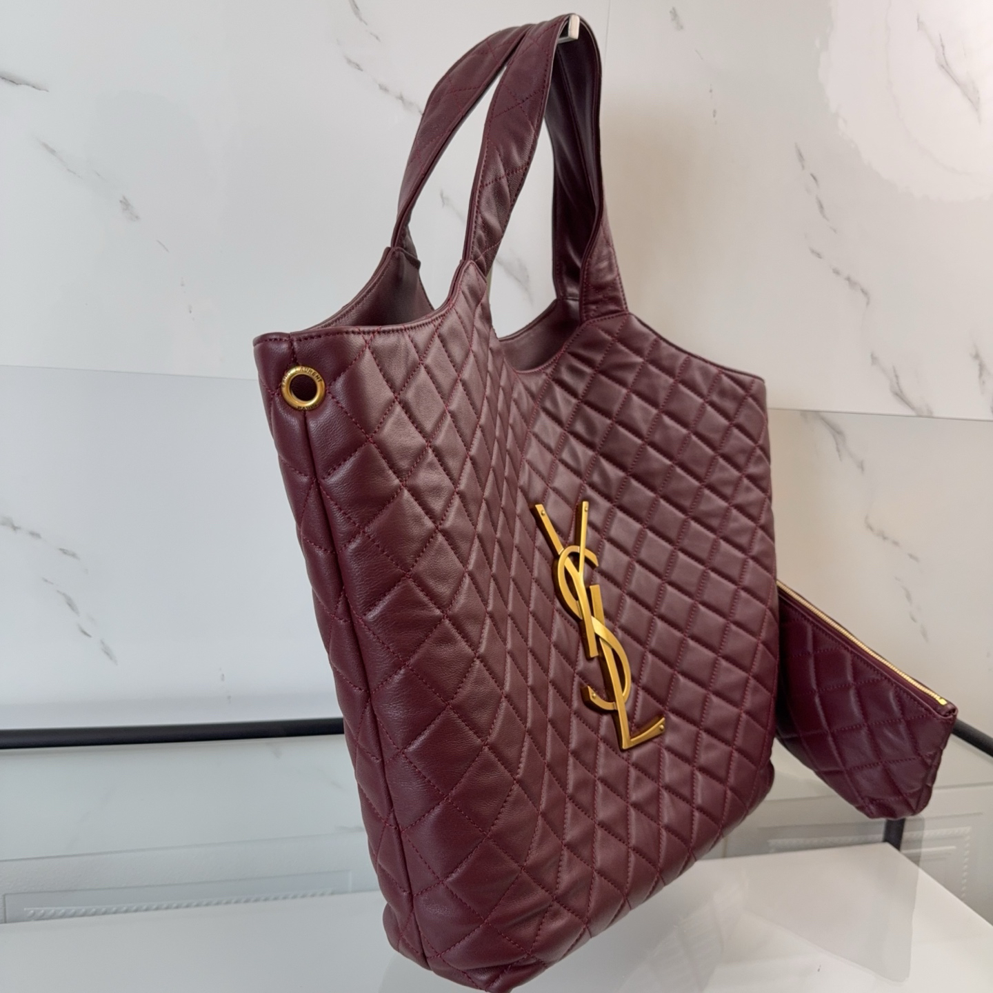 [TOP]SAINT LAURENT ICARE MAXI SHOPPING BAG IN QUILTED Calfskin - Bag