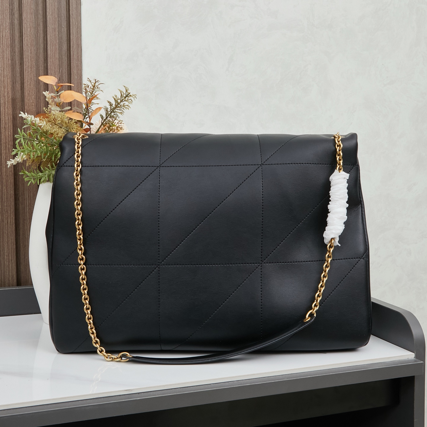 SAINT LAUREN JAMIE 4.3 Large IN Calfskin Black - Bag