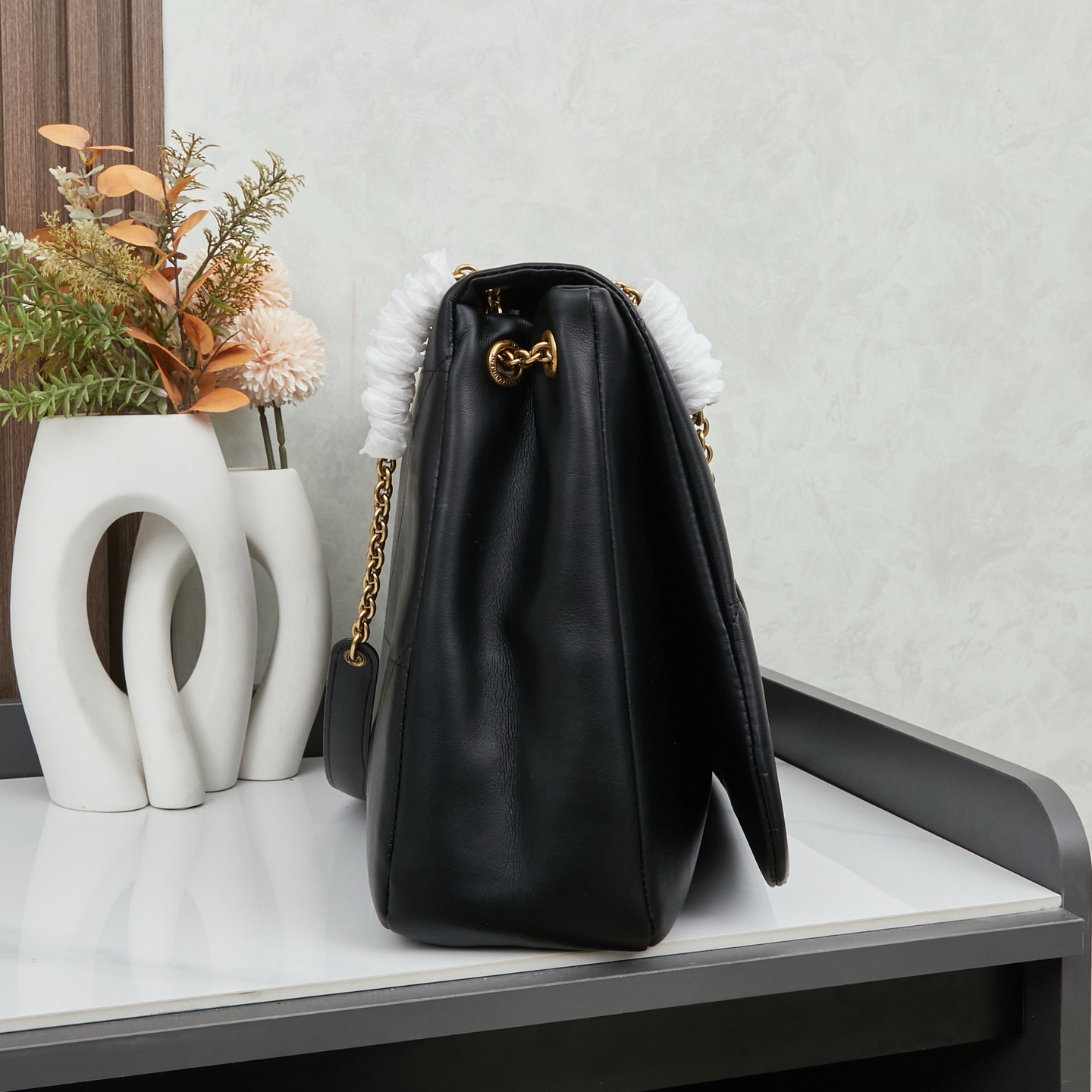 SAINT LAUREN JAMIE 4.3 Large IN Calfskin Black - Bag