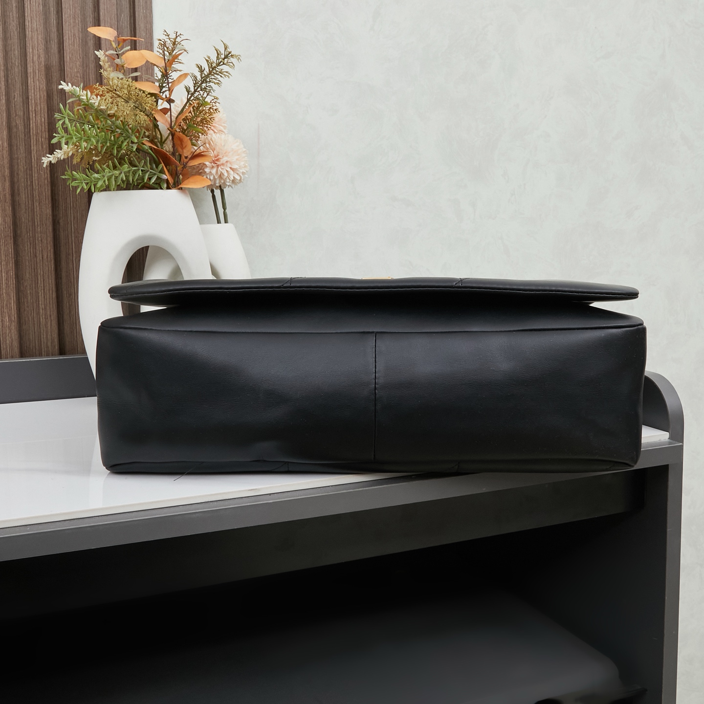 SAINT LAUREN JAMIE 4.3 Large IN Calfskin Black - Bag